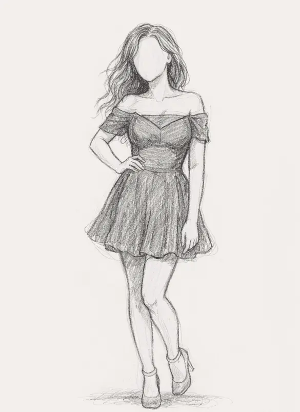 Anime girl with big expressive eyes