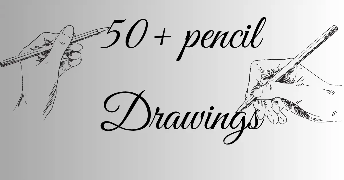 50+ pencil drawing ideas — easy simple and beautiful step by step pencil drawings for beginners including flowers nature animals and creative scenes